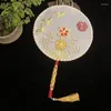 Decoratieve beeldjes Ronde Fan Bruid Bruiloft Chinese stijl XiuHe Wind Po Props Huwelijk Handgemaakt