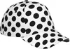 Ball Caps Polka Dots Baseball Cap Regultable Fashion Casual Flat Bill Brim Hats dla kobiet mężczyzn Słońce
