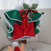 Cão vestuário artesanal roupas de inverno tench casaco pet suprimentos jaqueta natal bonito capa de lã traje quente festival feriado ano