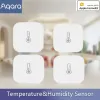 Kontroll AQARA Temperatursensor ZigBee Temperatur Humid Sensor Remote Control Smart Home Work med Xiaomi Home App Mijia Hub HomeKit