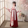 세련된 중국 여름 Hanfu 여자의 중국 탕 드레스 슈퍼 동화 유력한 베이비 꼭두각시 스커트 어린이 옷