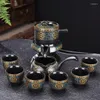 Ensembles de thé ensemble de théière en céramique tasse à thé filtre de cérémonie chinois 6 personnes