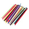 Gobelets jetables en plastique réutilisables, pailles pour gobelet, thé au lait coloré, fournitures de fête d'anniversaire, ustensiles de cuisine, accès R2S8