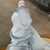 Pantalon femme acétate glace soie crème solaire jambe large 2024 été ample drapé taille haute décontractée nettoyage du sol