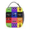 rainbow Friends Characters Faces Insulated Lunch Bag Portable Meal Ctainer Cooler Bag Lunch Box Tote Outdoor Food Storage Bags r7tW#