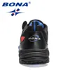 Casual Shoes Bona 2024 Walking Sports Sneakers Athletic Trainers Designers Action Mesh Jogging Män Betvitande löpning