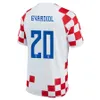 Chorwacja 2024 Koszulki piłkarskie fani gracz Wersja Mężczyzn Kids Kit Women 23 23 24 25 Modric Majer Chorwata Gvardiol Kovacic Suker Retro 1997 1998 2002 Croacia Football Shirts