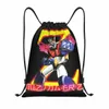 mazinger Z Super Robot Rucksack Kordelzug Sport Gym Bag String Sackpack für das Training O1qw #