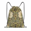 William Morris Pimpernel Kordelzug Rucksack Sport Gym Tasche für Männer Frauen Blumen Textil Muster Training Sackpack I9d0 #