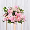 Fiori decorativi decorazione del matrimonio 40 cm fiore artificiale da centrotavola in plastica palla di seta pografia accessoria