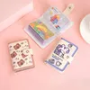 Kawaii Bear Pu Leather Card Holder Cute Multi Grids Busin ID Credit Bank Case Faser Fotoklar Holder Small Portable Plånbok H0UU#
