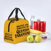 Vintage Film Quentin Tarantino lunch pudełko Pulpa Ficti Kill Bill termiczna chłodnica izolowana torba na lunch przenośne torby na torby i57i#