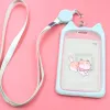 1pc Card Holder with Retractable Reel Lanyard Bank Identity Bus ID Card Badge Holder Cute Carto Credit Cover Case Kids Gift F3RI#