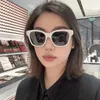 Sunglasses Girl Pearl Acetate For Women Black Ladies Shades Woman Summer Fashion Retro Brand Designer Square SUN GLASSES