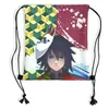 anime My Hero Academia Drawstring Bag Carto Bookbag Shoulder Bags Portable Backpacks Gift U94P#