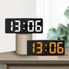 Digital Digital Digital Digital Clock VoiceActivated Mirror Repubblica temperatura a letto Snooze Data di orologio Elettronica Display 240320