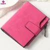 dolove Wallet Women Vintage Fi Top Quality Card Case Leather Purse Female Mey Bag Small Zipper Coin Pocket Brand Hot M0pL#