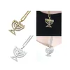 Pendant Necklaces Menorah Necklace Religious Stylish Decor Trendy Charms For Women Easter Valentine's Day Birthday Party Special Gift