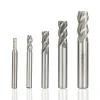 XCAN HSS Milling Cutter 10pcs 2/3/4/5/6/7/8/9/10/12mm HSS End Mill for Wood Metal CNC Machine Milling Tool Cutter Router Bit