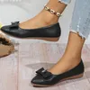 Casual Schoenen Kristal Vrouwen Loafer Flats Ondiepe Puntschoen Sandalen 2024 Zomer Jurk Mode Wandelen Merk Zapatos Femme