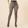 Leggings da donna termici da donna Leggin caldi push up pantaloni invernali a vita alta sexy palestra sport Mujer Plus pile per donna