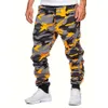 Plus Size Lente Mannen Camouflage Hip Hop Stijl Geplooide Harembroek Mannelijke Sport Joggingbroek Zakken Broek Voor Mannen 2024