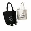 Tote Lunch Shopper Eco Bag Organizador Bolsa Lona Verano Reutilizable Shop Bag Necaire Lindo Kawaii Almuerzo para mujeres n0VW #