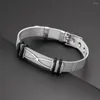 Bangle Trend Stainless Steel Hourglass Bracelet Charming Men's Fashion Jewelry Accessories Party Valentine's Day Gift