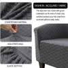 Stoelhoezen Geruite Jacquard Enkele Bankhoes Stretch Spandex Bad Hoes Effen Kleur Fauteuil Voor Woonkamer Home Decor