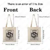 Fem-stjärnigt mönsteralbum Tote Bag Stray Kids Retro Shop Bag Skzoo Kpop Bags Drag Mönster Casual Axel Canvas Bags 48y4#