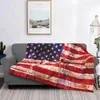 Coperte Street Star Spangled Banner Ultima coperta super morbida, calda, leggera, sottile, bandiera americana