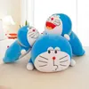 2024 Venda quente atacado novo brinquedo de pelúcia de 40 cm versão para festa Jingle Cat boneca Doraemon boneca azul gorda macia para segurar travesseiro gato robótico, atacado e varejo