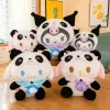 35 cm transformerad panda kuromi dollkudde plysch leksaker fyllda djur hem dekoration barn gåva