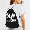 Suicide Commando Hocico Wax Trax WumpScut EBM Ministry C-Lekktor Drawstring Backpack Eco Friendly Sports Bag P61v＃