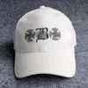 Gorras de lujo Marca para hombre Chr Diseñador Sombrero para mujer Casquette Sombreros de ala curva Deportes Bordado Sánscrito Corazón Cruz Sombrero Chico Chica Sombrilla Gorra de béisbol X0J6