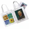 женская сумка Shopper Van Gogh Art Oil Paint Printed Kawaii Bag Harajuku Женская сумка для покупок Холст Shopper Girl Сумка Tote Bags z2oG #