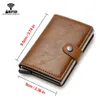 Personalizado Rfid Titular do Cartão Carteira Homens Nome Laser Gravador Carb Fiber Leather Slim Thin Smart Wallet Minimalista Carteira Presente M0g0 #