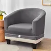 Pokrywa krzesełka Spandex Club Sofa Cover Stretch Single Foter Couch Slipcover do salonu Elastyczne obrońcy dom El