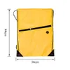 Cinch Sack Sport Gym Duffle Storage Envirmental Pouch Pack Backpack Drawstring Bag Q7af＃