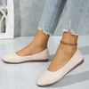 Scarpe casual Appartamenti Donna Fannullone Superficiale Accogliente Sandali morbidi Estate 2024 Marca Abito da passeggio Stilista Chaussure Femme