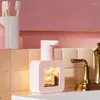Distributeur de savon liquide mignon bébé Cube mousse pour enfants téléphone portable gratuit ménage mural automatique Induction désinfectant pour les mains
