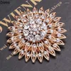 Broches Donia bijoux cour européenne et américaine strass broche haut de gamme cadeau dames manteau écharpe accessoires alliage