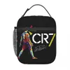 CR7 Криштиану Ралдо подпись теплоизолированная сумка для ланча для пикника для футбола Портативная коробка Мужчины Женщины Тепловая коробка для ланча S9E7#