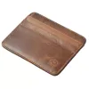 retro First Layer Genuine Leather Card Bag with 7 Card Slot Super Thin 100% Real Leather Bank Card Holder Coin Purse Sort Wallet Q9hF#