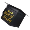 Party Supplies Graduation Message Box Supply Card Boxes Cap stemt 2024 Paperdecoraties Start van school