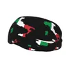 Berets Flag Of Italy Sports Sweatbands For Cycling Absorbent Headband Men Women