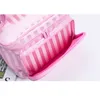 vrouw cosmetische tassen gestreepte patroon organisator make -uptas vouwtoilettoiletietas grote capaciteit opslag schoonheid tas zl900z l6i2#