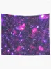 Tapisseries galaxie matière sombre Fuchsia violet tapisserie chambre esthétique décor à la maison Art Mural