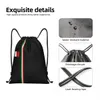 Custom Italy Flaggsträngande ryggsäckväskor Män kvinnor Lätt italiensk Pride Gym Sports Sackpack Sacks för att resa L2ew#