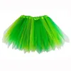 Jupes couleur bonbon Tutlle Tutu Pettiskirt Ballet Dancewear scène Performance Carnaval Mnni jupons 2024 été maille plissée